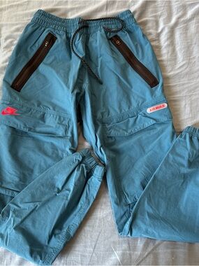 Nike  Teal Blue Elastic Waist joggers